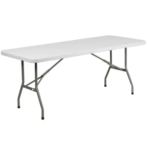 6-Foot Plastic Folding Table