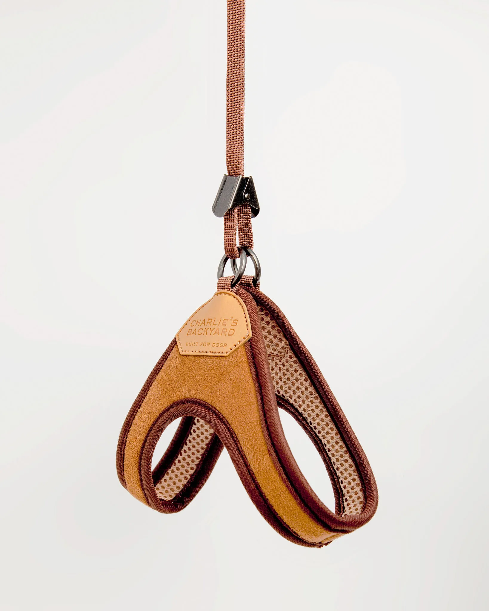 Adjustable Easy Dog Harness in Tan