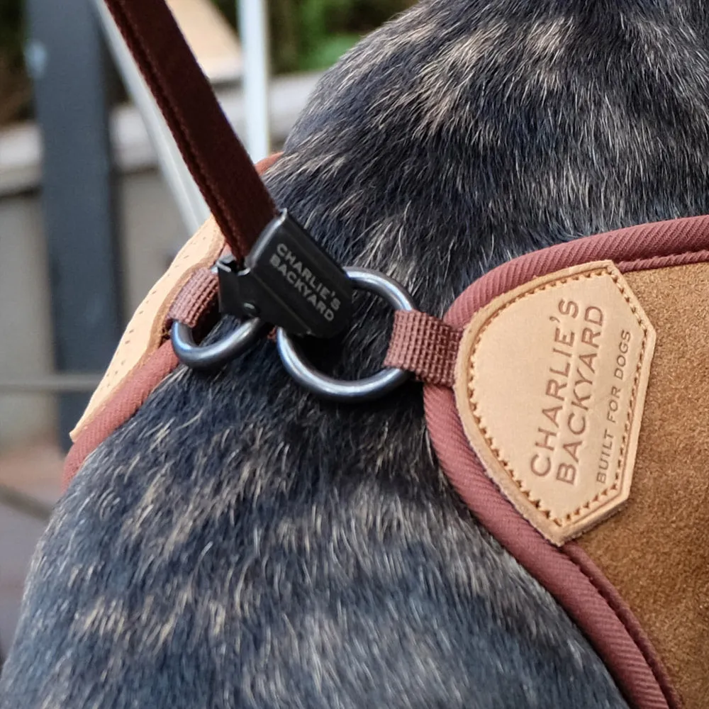 Adjustable Easy Dog Harness in Tan