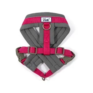 Ancol Viva Nylon Padded Harness Pink Medium 41-53cm