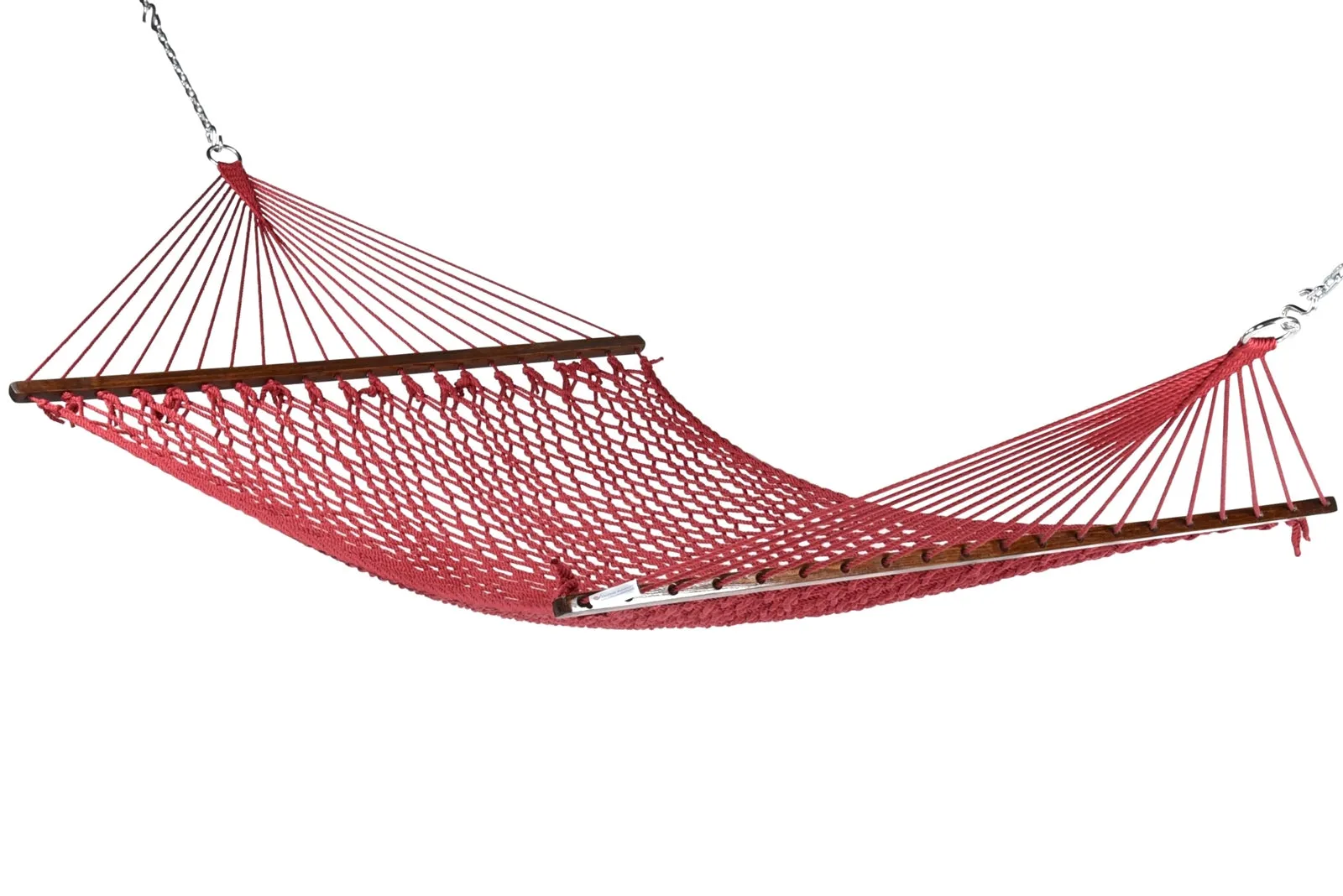 Caribbean Rope Hammock Red