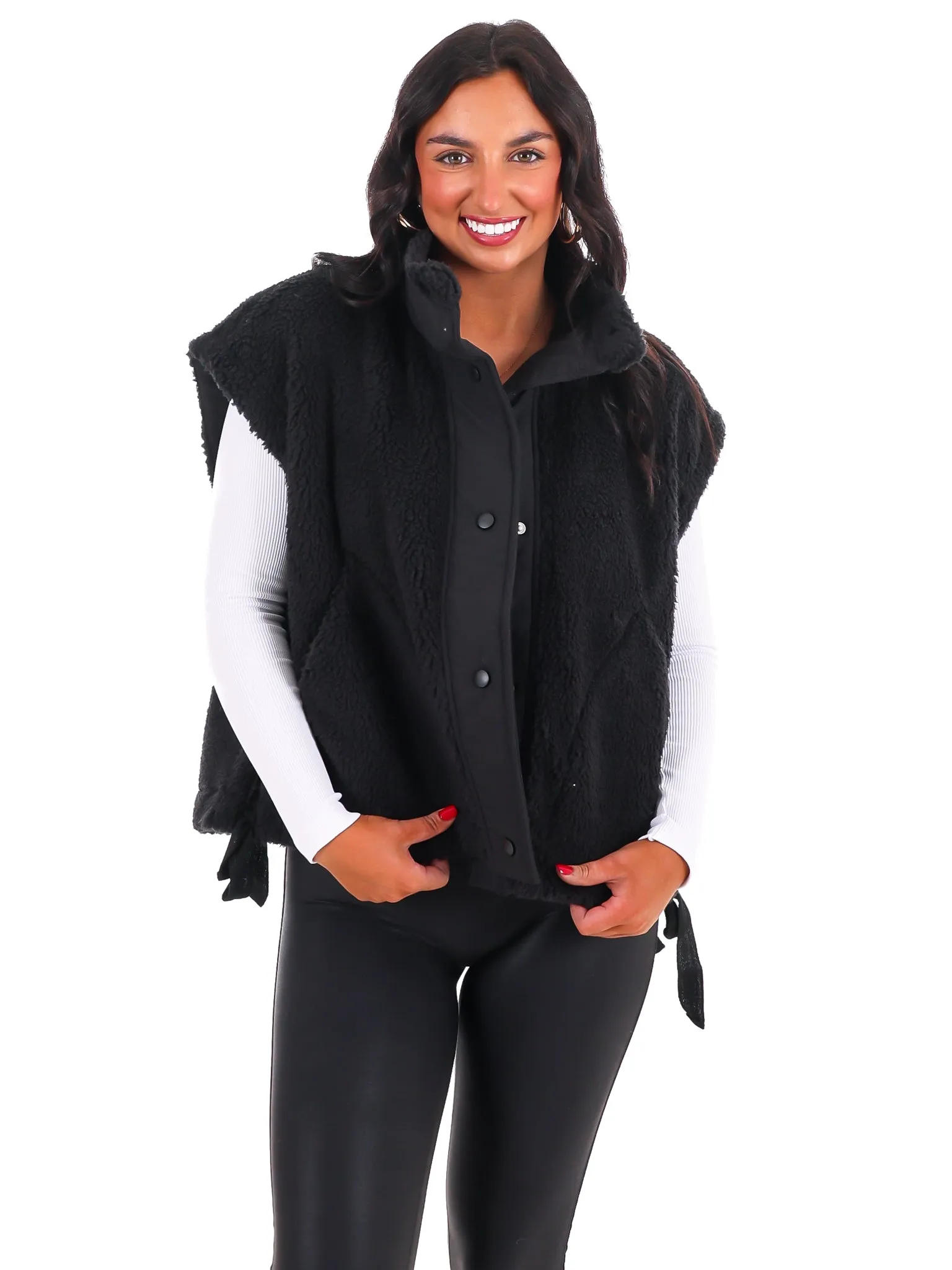 Comfort Zone Oversized Sherpa Vest Doorbuster