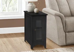 Elegance Black Transitional Nightstand: Sleek Storage & Style for Bedroom