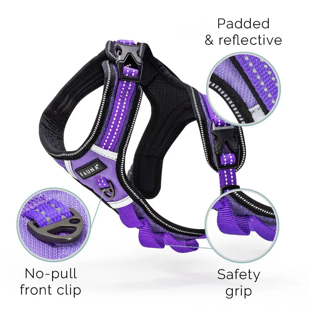 Fauna® Comfort Luxury Purple Dog Harness - S/M/L