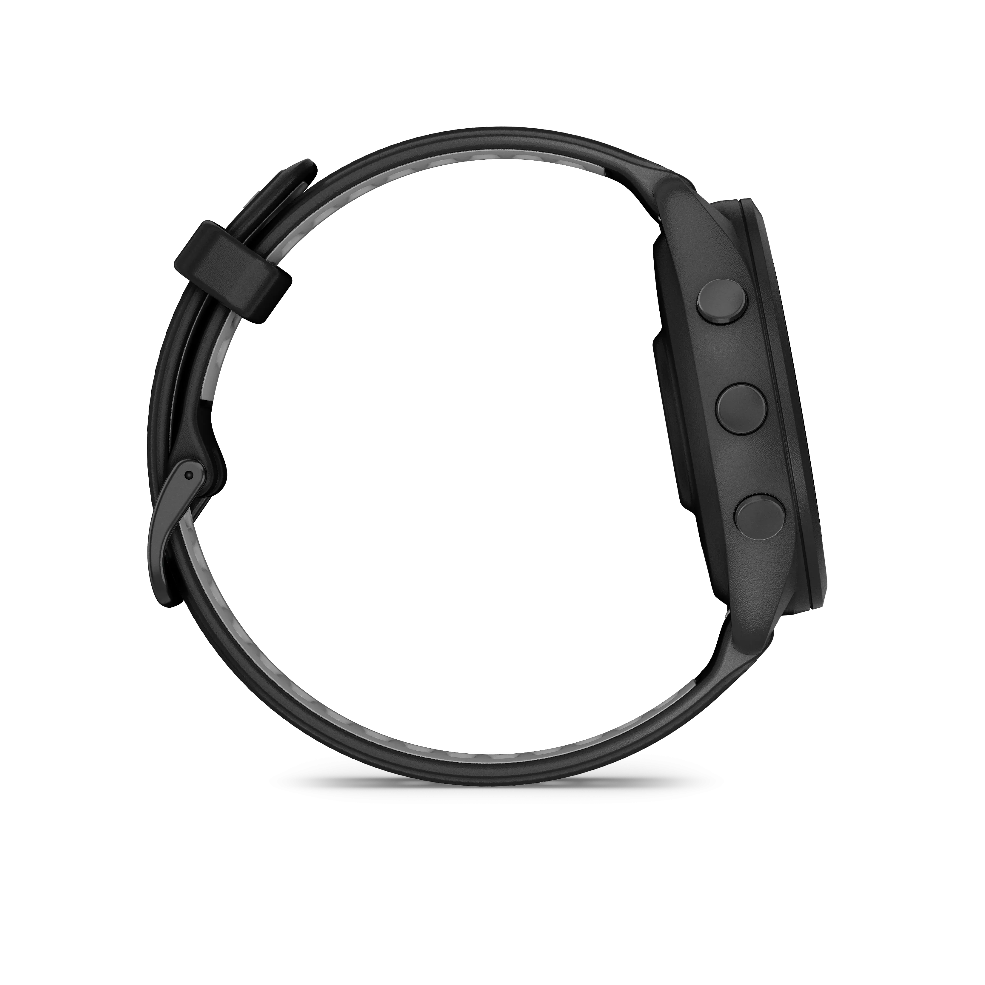 Forerunner® 265 (Black Bezel and Case with Black/Powder Gray Silicone Band)