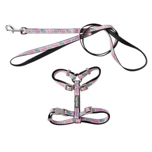 FuzzYard Meowcarons Cat Harness and Lead Walking Set^^^