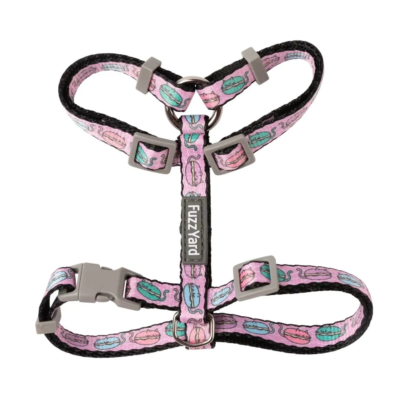 FuzzYard Meowcarons Cat Harness and Lead Walking Set^^^