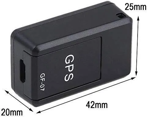 GF-07 Mini GPS Tracker, Ultra Mini GPS Long Standby Magnetic SOS Tracking Device,GSM SIM GPS Tracker For Vehicle/Car/Person Location Tracker Locator System