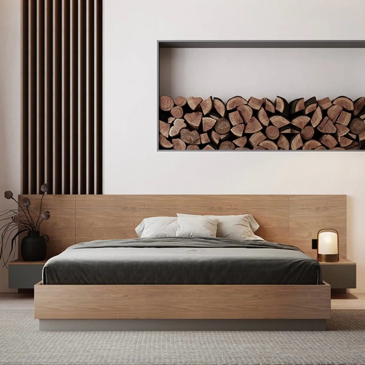 Gwen Wooden Storage Bed Frame