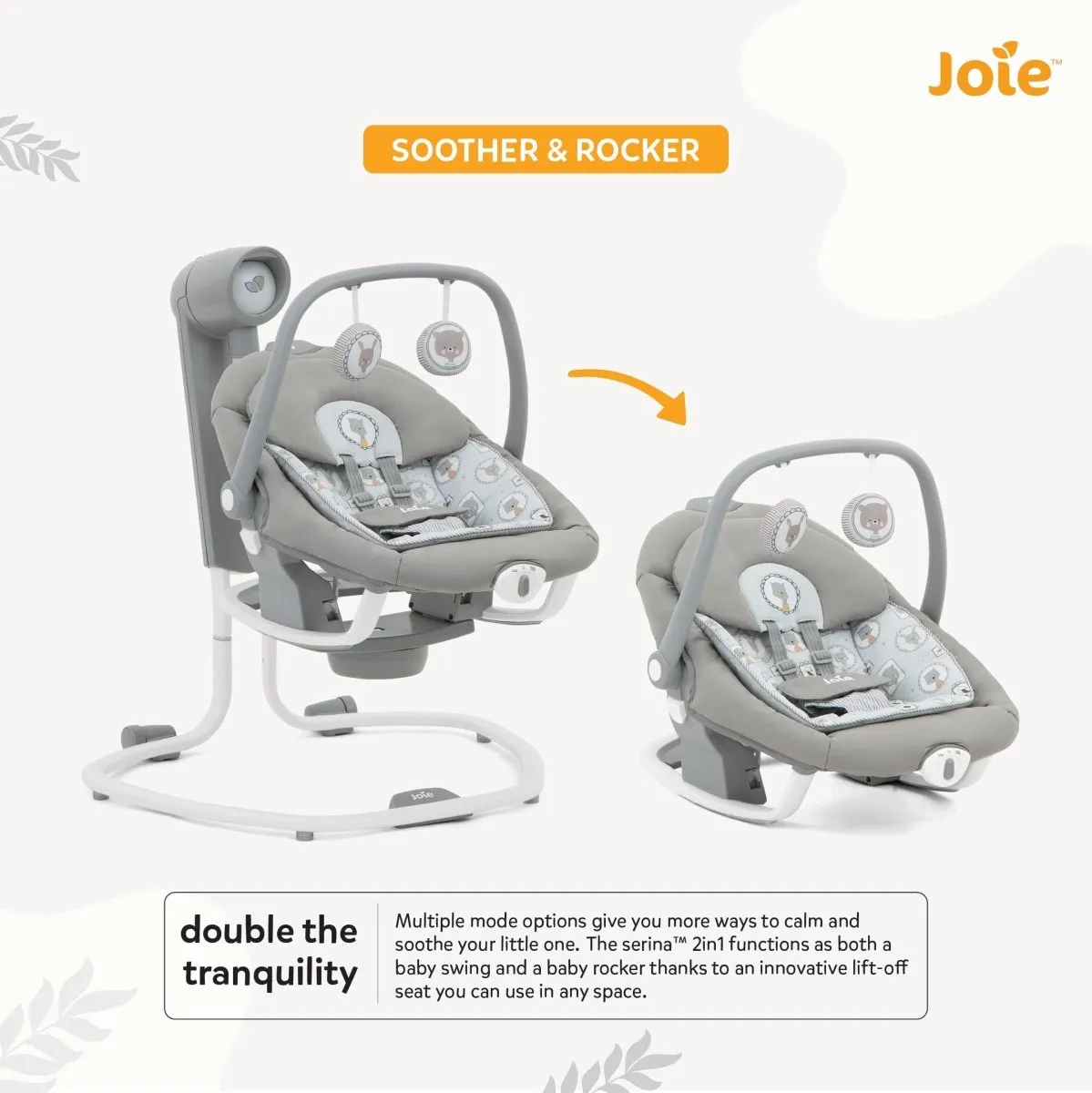 Joie Serina 2 In 1 Portrait Swing