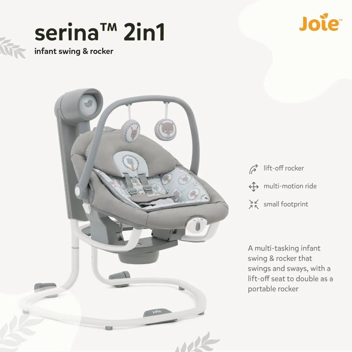 Joie Serina 2 In 1 Portrait Swing