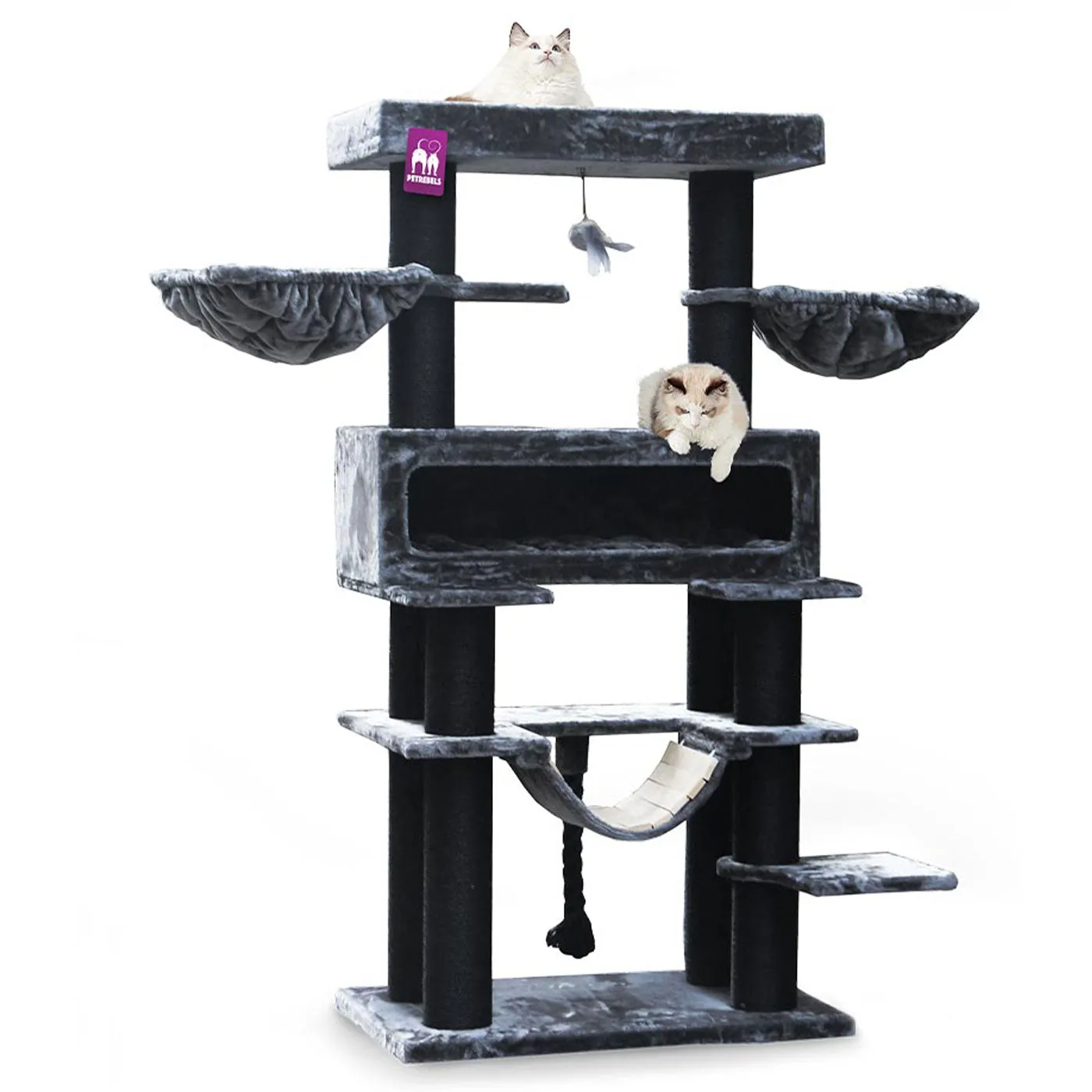 Lucky Rebels Lookout 198cm Cat Tree