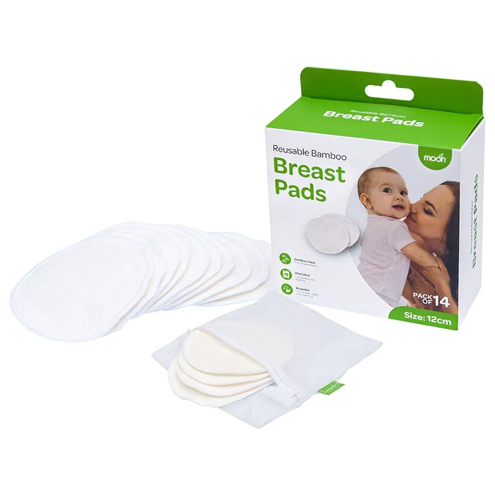 Moon Disposible Breast Pads Maternity Accessories White Adult