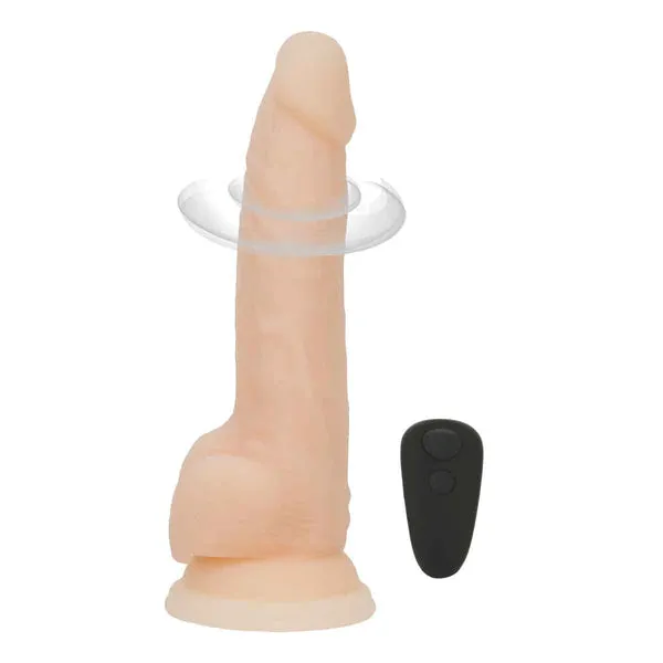 Naked Addiction 8" Rotating & Vibrating Silicone Dildo