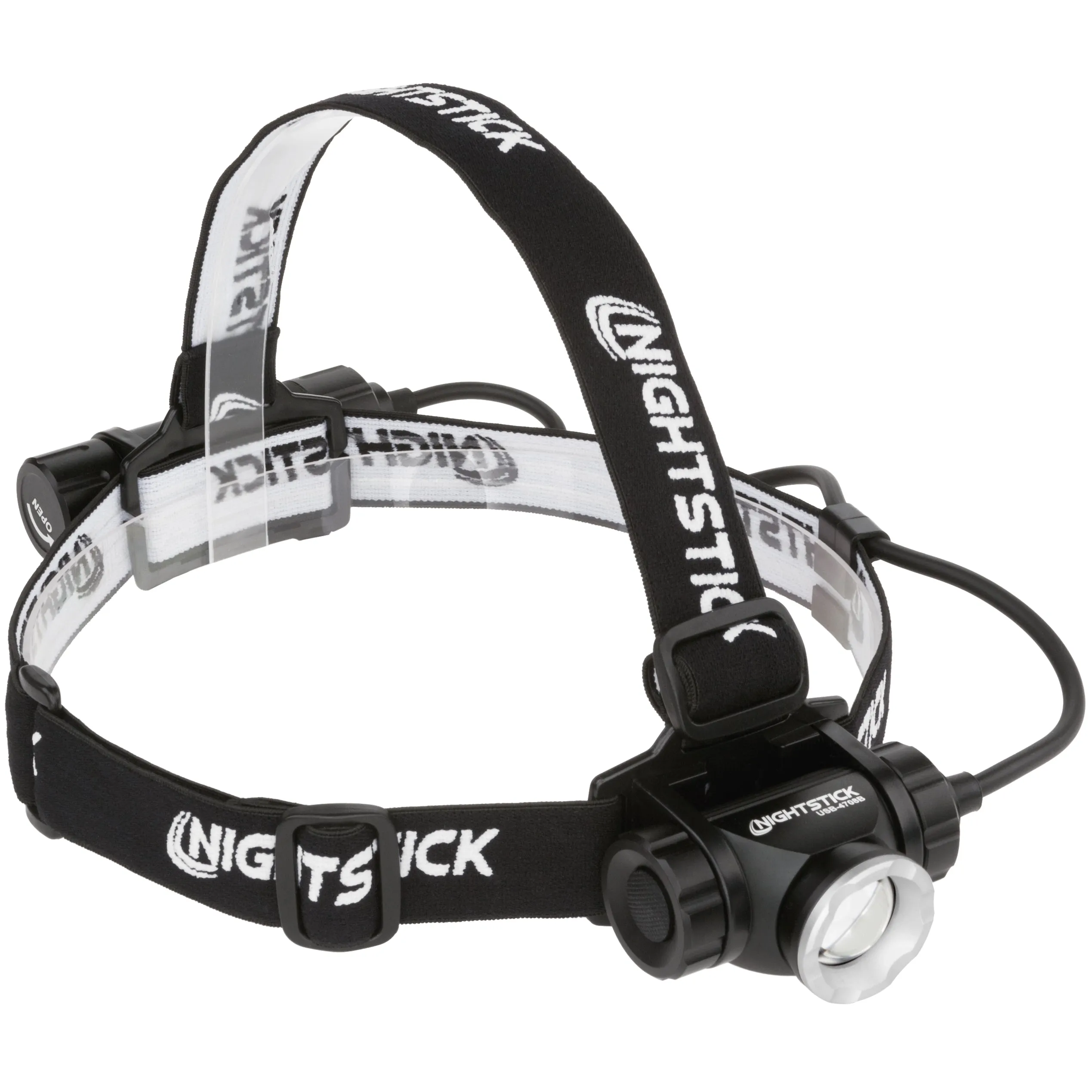 Nightstick - Adjustable Beam USB Headlamp - Li-Ion - Black