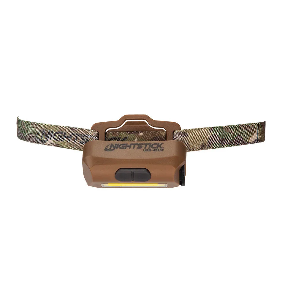 Nightstick - Multi-Flood USB Headlamp - Flat Dark Earth