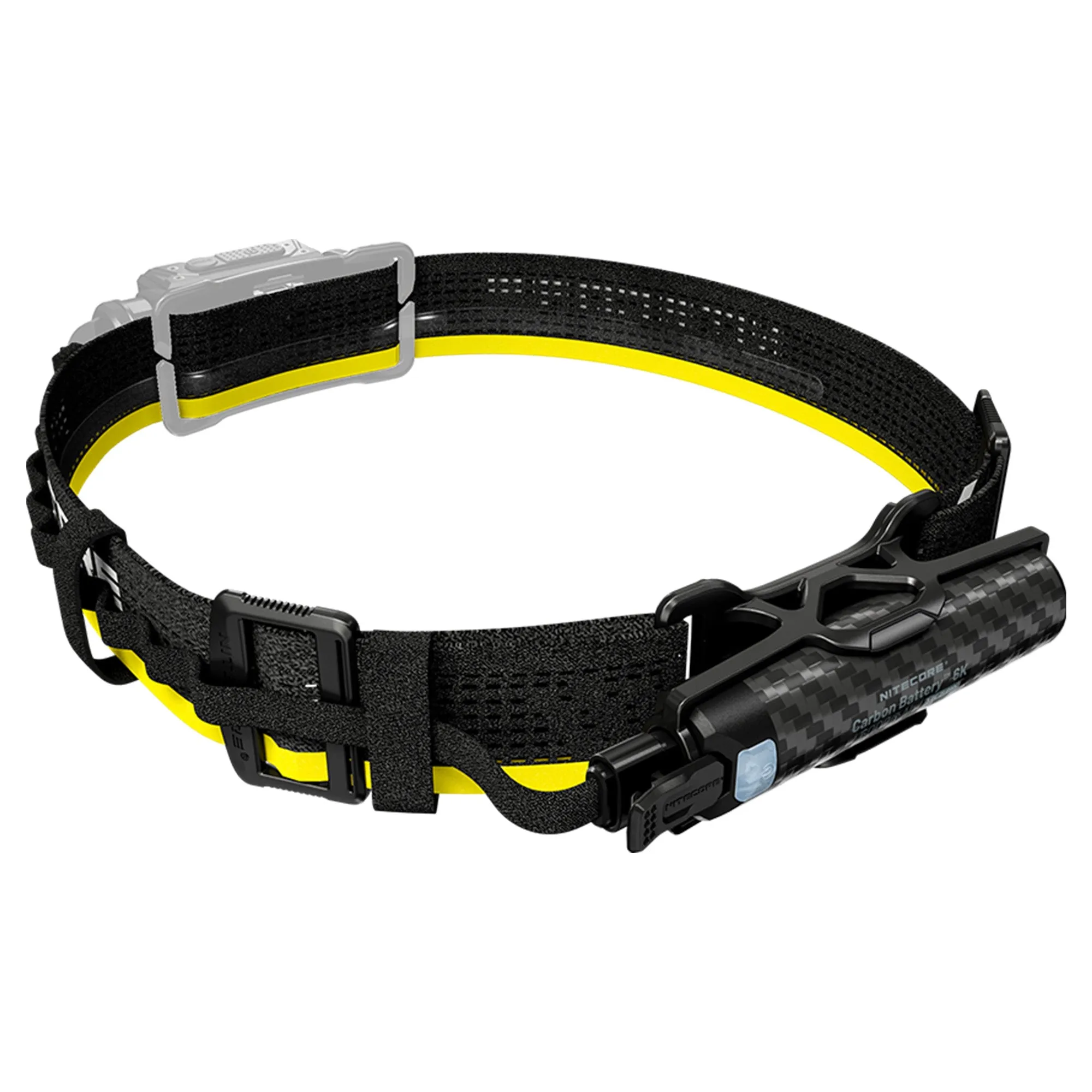 Nitecore Carbon Battery 6K Extended Headlamp Runtime Kit for NU40, NU43, NU45, NU50, and HC65 UHE Headlamps