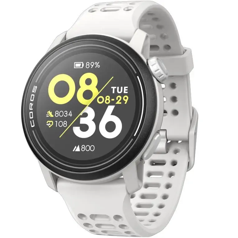 PACE 3 GPS Sport Watch - Silicone Band - White