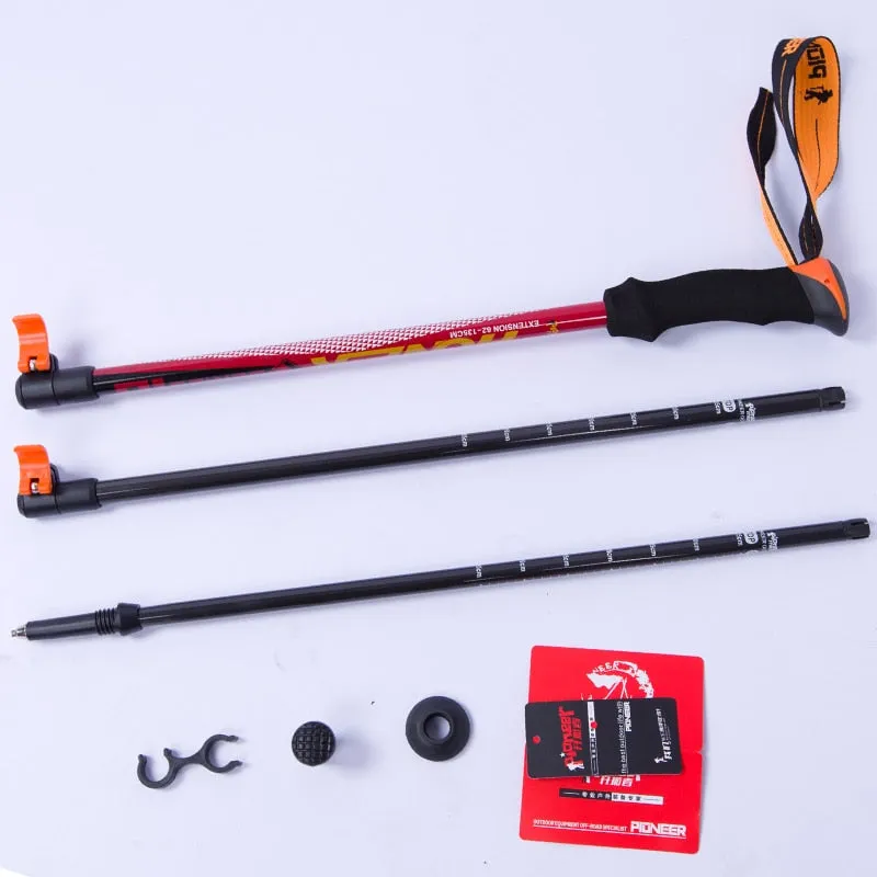 PIONEER Carbon Fibre Adjustable Ski Pole (1 piece only)