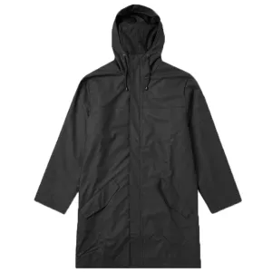 RAINS Unisex Black Alpine Jacket Raincoat #1504 $155 NWT