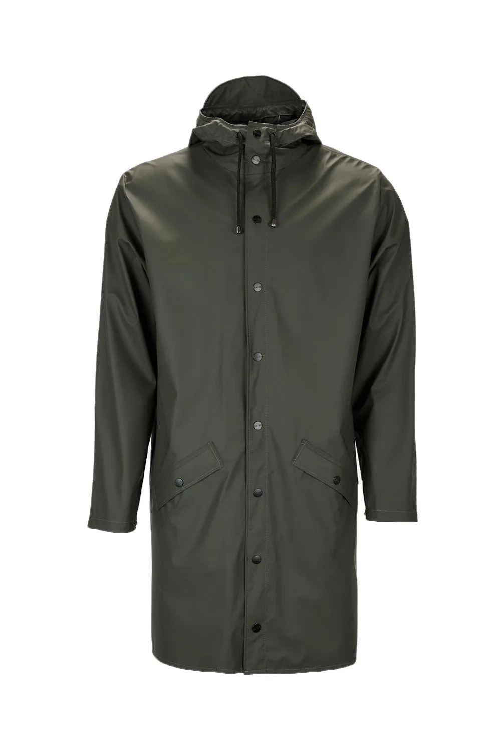 RAINS Unisex Long Rain Jacket #1202 $125 NWT