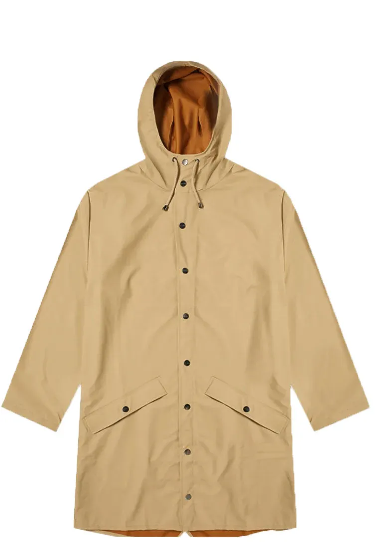 RAINS Unisex Long Rain Jacket #1202 $125 NWT