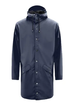 RAINS Unisex Long Rain Jacket #1202 $125 NWT