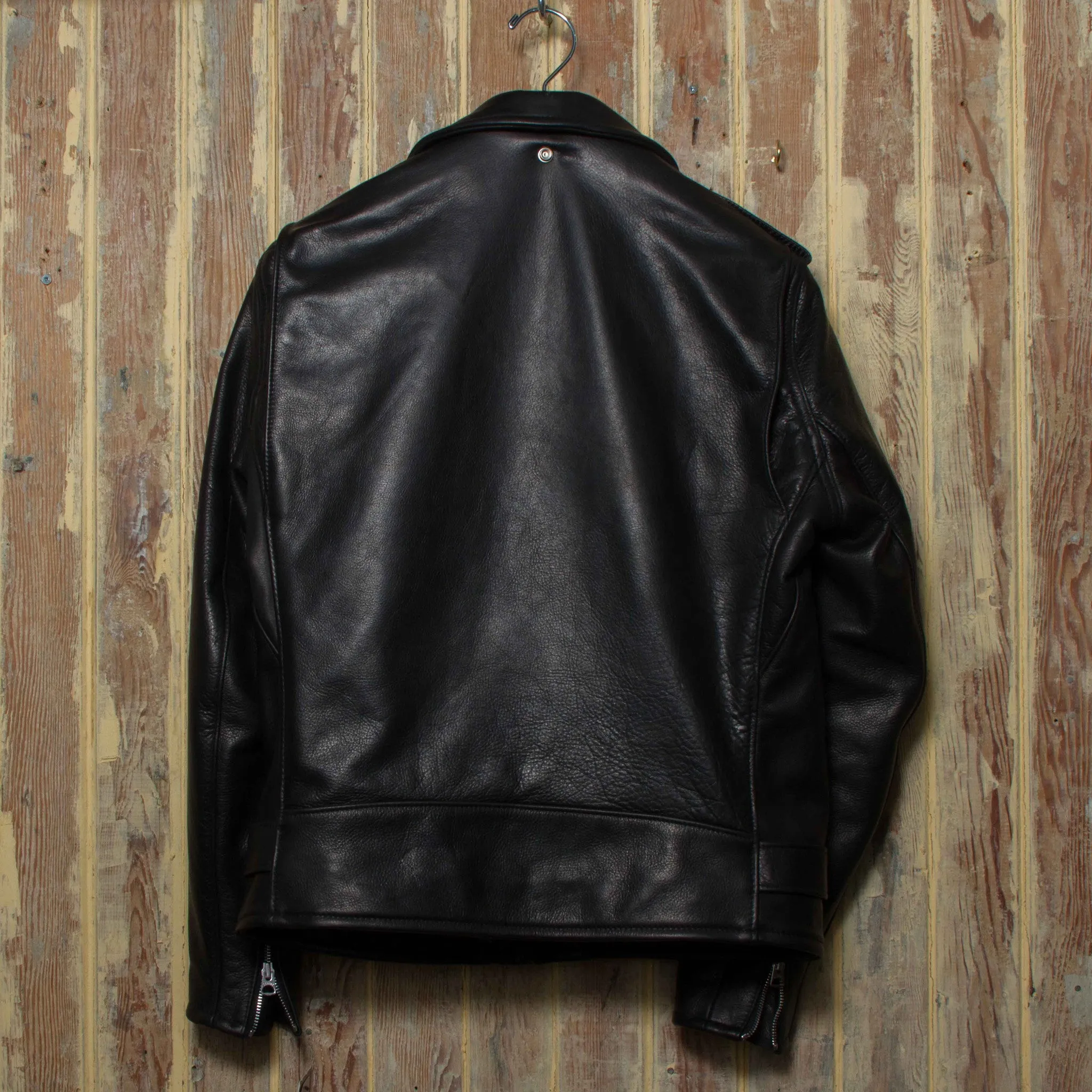 Schott NYC. 519 Black Leather Jacket