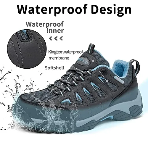 SHULOOK Hiking Shoes Women | Waterproof Shoes for Women