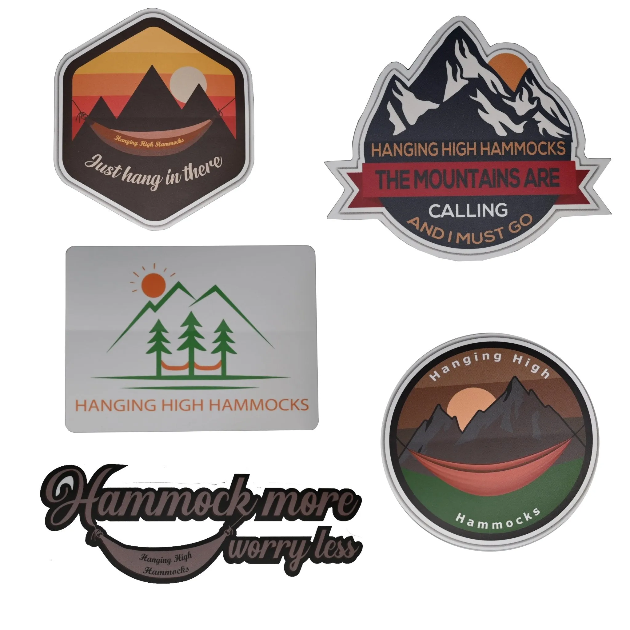 Sticker Packet- Hanging High Hammocks stickers- 10 stickers