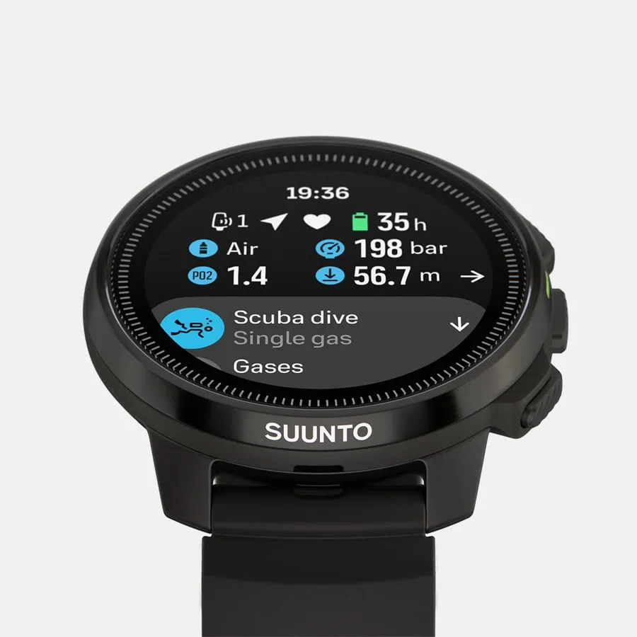 Suunto Ocean Scuba Diving Wrist Computer and GPS Sports Watch with Tank Pod