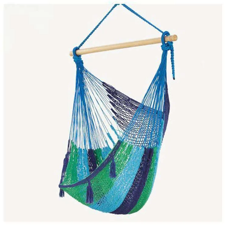 Thick Cotton Mexican Hammock Chair (Oceanica)