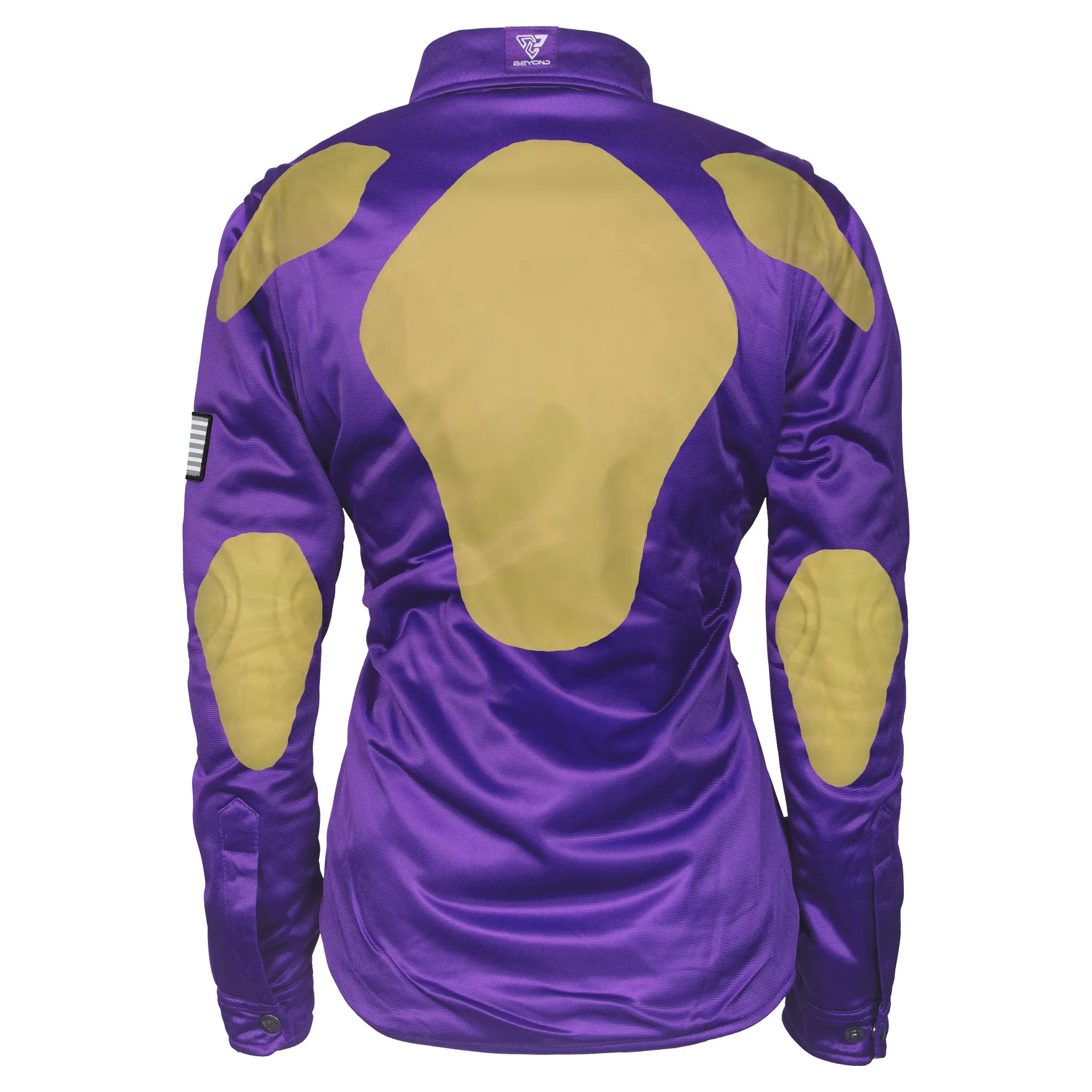 Ultra Protective Shirt for Women - Purple Solid with Pads