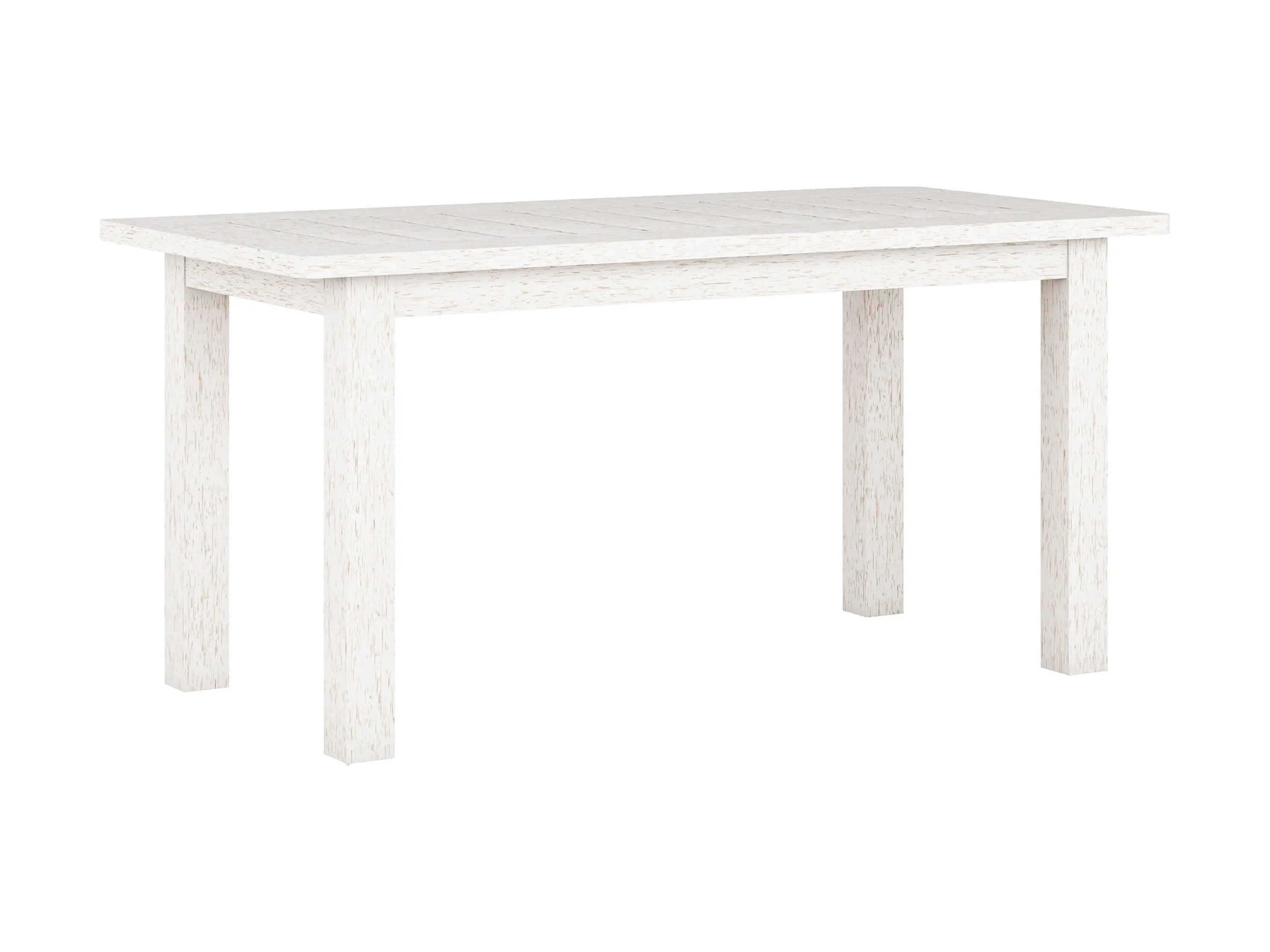 Washed White Hardwood Outdoor Coffee Table