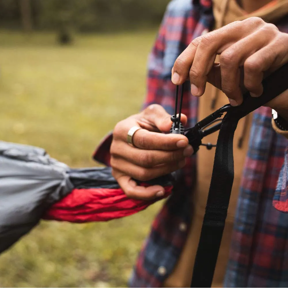 Wise Owl Outfitters Hammock Underquilt for Camping Hammock - Insulated Synthetic Underquilt for Single and Double Hammocks Grey