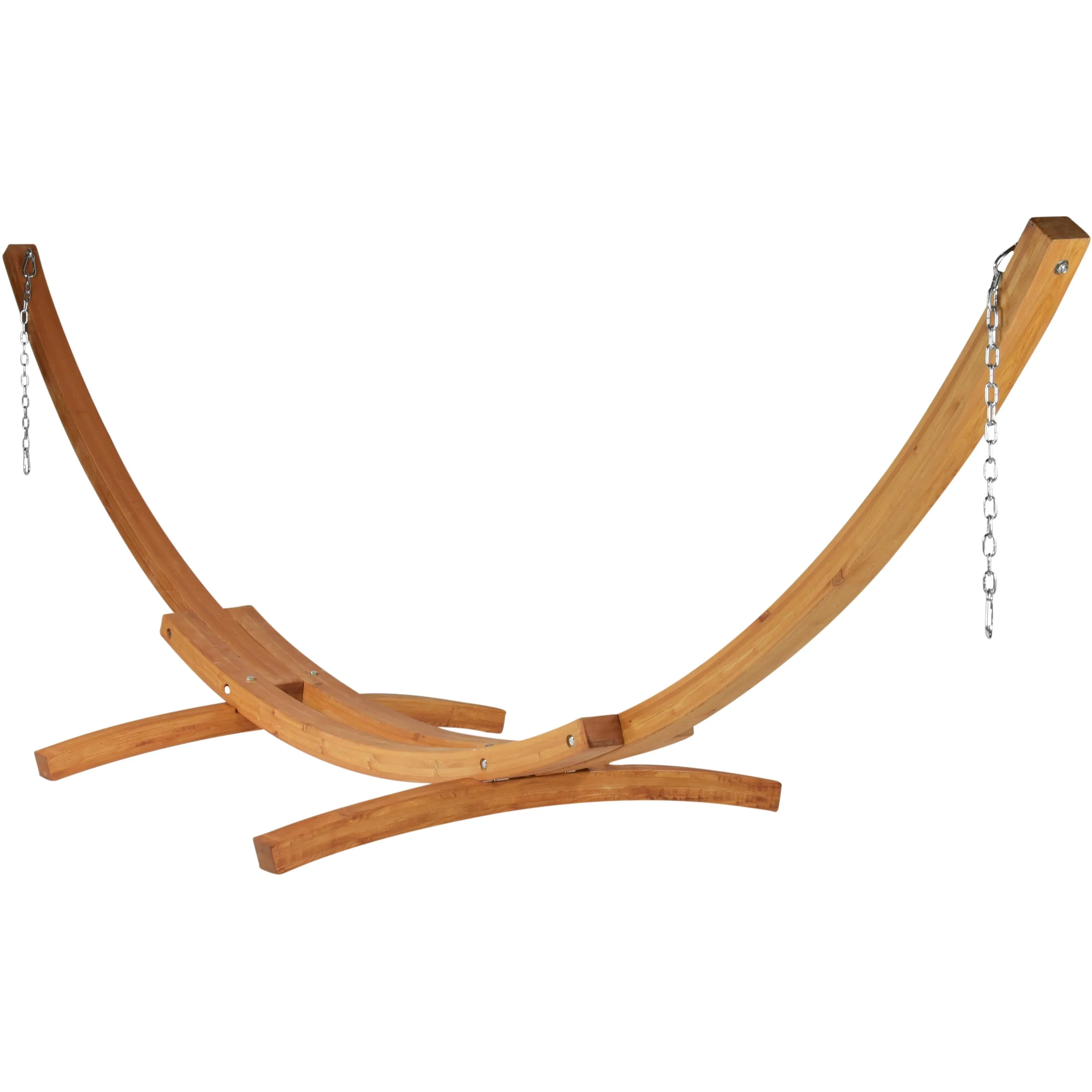 Wood Arc Hammock Stand - Siberian Larch